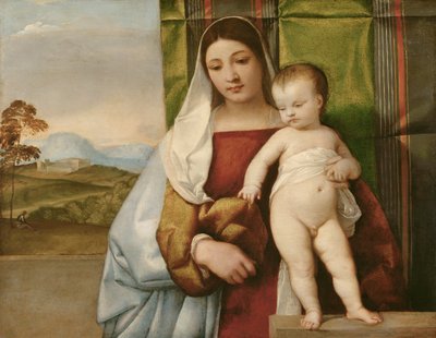 Gypsy Madonna by Tiziano Vecelli